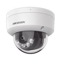 Esta es la imagen de [dual light + 2 micrófonos integrados] domo hikvision ip 4 megapixel / lente 2.8 mm / 30 mts luz blanca + 30 mts ir / acusense / exterior ip67 / ik10 / wdr 120 db / poe / onvif / micro sd / metal / a