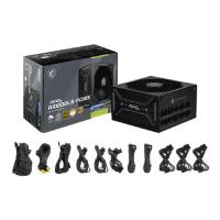 Esta es la imagen de fuente de poder msi 1000w/80 plus gold /negro/atx/modular