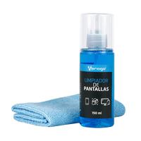 Esta es la imagen de limpiador de pantallas vorago cln-109 150 ml con franela microfibra