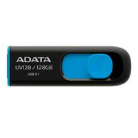 Esta es la imagen de memoria adata 128gb usb 3.2 uv128 retractil negro-azul (auv128-128g-rbe)
