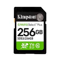 Esta es la imagen de memoria flash sd kingston sdxc canvas select 256gb 150mb/s c10 uhs-i u1 v10 (sds3/256gb)