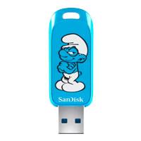 Esta es la imagen de memoria sandisk 64gb usb 3.2 smurfs pitufo filosofo lectura 130mb/s sdczis-064g-g46