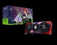 Esta es la imagen de tarjeta de video msi nvidia geforce rtx 5070 ti 16g mlg edition oc pcie 4 x 8/16gb/gddr6/estandar/2hdmi/1xdp/dl-dvi-d x 1gama alta /gamer