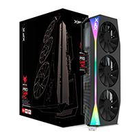 Esta es la imagen de tarjeta de video xfx mercury rx 9070 xt/ rgb/16gb/ gddr6/ pcie 5.0/256 bit/gama alta