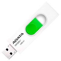 Esta es la imagen de memoria adata 64gb usb 3.2 uv320 retractil blanco-verde (auv320-64g-rwhgn)