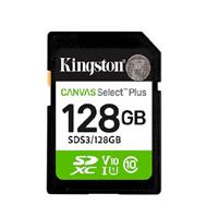 Esta es la imagen de memoria flash sd kingston sdxc canvas select 128gb 150mb/s c10 uhs-i u1 v10 (sds3/128gb)
