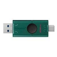 Esta es la imagen de memoria flash usb kingston data traveler duo flash drive 256gb tipo a-c dtdeg2/256gb