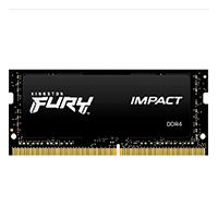 Esta es la imagen de memoria ram kingston sodimm ddr4 32gb 3200mt/s fury impact black cl20 260pin 1.2v c/difusor de calor p/laptop kf432s20ib/32