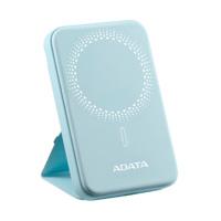 Esta es la imagen de bateria de respaldo adata power bank magnético r050 5000 mah usb -c carga inalámbrica color azul (pr050-11lb)