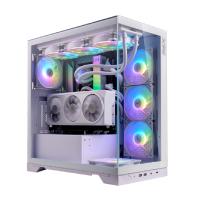 Esta es la imagen de gabinete gamer adata xpg invader x media torre cristal templado atx blanco (invaderxmt-whcww)