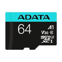 Esta es la imagen de memoria adata micro sdxc/sdhc 64gb uhs-i 100mb/80mb clase 10 v30 a2 c/adaptador ausdx64gui3v30sa2-ra1
