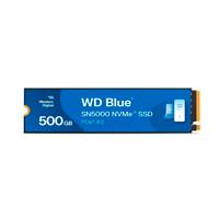 Esta es la imagen de unidad de estado solido ssd interno wd blue sn5000 500gb m.2 2280 nvme pcie gen4 x4 lect.5000mbs escrit.4000mbs tbw300 pc laptop minipc wds500g4b0e-00cnz0