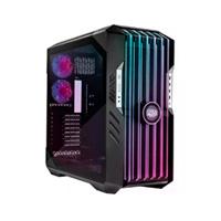 Esta es la imagen de gabinete cooler master haf 700 evo/e-atx/carcasa policarbonato/alto flujo de aire/pantalla lcd/panel frontal tg transpirable/ventiladores argb/gamer