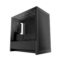 Esta es la imagen de gabinete nzxt h3 flow /negro / vidrio templado / mini torre/ micro-atx /gamer