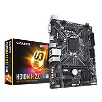 Esta es la imagen de mb gigabyte h310 intel s-1151 9a gen/2xddr4 2666mhz/vga/hdmi/2xusb3.1/micro atx/gama basica
