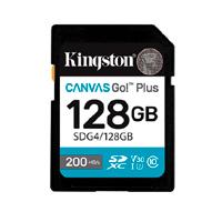 Esta es la imagen de memoria flash sd kingston sdxc canvas go plus 128gb 200mb/s c10 uhs-i u3 v30 (sdg4/128gb)
