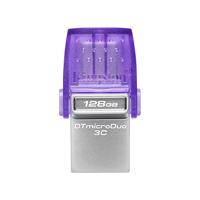 Esta es la imagen de memoria flash usb kingston data traveler microduo 128gb 3c type a-c (dtduo3cg3/128gb)