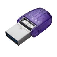 Esta es la imagen de memoria flash usb kingston data traveler microduo 64gb 3c type a-c dtduo3cg3/64gb