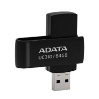 Esta es la imagen de memoria adata 64gb usb 3.2 uc310 negro (uc310-64g-rbk)