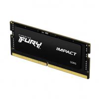 Esta es la imagen de memoria ram kingston sodimm ddr5 16gb 4800mt/s fury impact black cl38 262pin 1.1v c/difusor de calor p/laptop kf548s38ib-16