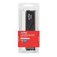 Esta es la imagen de memoria xpg lancer blade udimm ddr5 8gb pc-44800 5600mhz cl46 1.1v con disipador negro pc gammer/alto rendimiento ax5u5600c468g-slabbk