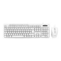 Esta es la imagen de kit acteck creator prime mk455 / teclado y mouse / alambrico / usb 2.0 / windows / español / 105 teclas / membrana / multimedia / optico / 1600 dpi ajustable / 4 botones / blanco / ac-941792