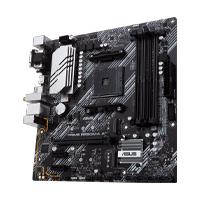 Esta es la imagen de mb asus b550 amd s-am4 5a gen/4x ddr4 2666/hdmi/dvi/d-sub/m.2/6x usb 3.2/wifi/bluetooth/micro atx/gama media/rgb