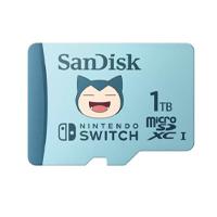 Esta es la imagen de memoria sandisk micro sdxc 1tb nintendo switch pokemon snorlax 100mb/s 4k u3 v30 sdsqxao-1t00-gn6zk