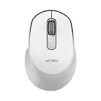 Esta es la imagen de mouse acteck optimize ergo mi470 / inalambrico / receptor usb / optico / 1600 dpi ajustable / 2 botones scroll / ergonomico / click silencioso / win mac / blanco / ac-934152