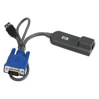 Esta es la imagen de adaptador de interfaz hpe usb de consola kvm