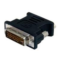 Esta es la imagen de adaptador de video dvi-i a vga - dvi-i macho - hd15 hembra - negro - startech.com mod. dvivgamfbk