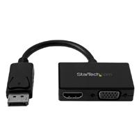 Esta es la imagen de adaptador dp de audio/video para viajes - convertidor displayport a hdmi o vga compatible con thunderbolt 1920x1200 - startech.com mod. dp2hdvga