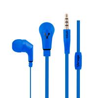 Esta es la imagen de audifonos alambricos /  vorago  /  ep-103  /   azul /  3.5mm