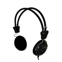 Esta es la imagen de audifonos diadema con microfono 3.5 mm sin adaptador perfect choice - negro
