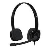 Esta es la imagen de audifonos diadema logitech h151 control de volumen jack 3.5mm negro