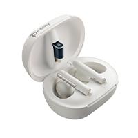 Esta es la imagen de audifonos hp poly 7y8g5aa free 60 uc auriculares inalambricos con anc bluetooth adaptador usb-a bt700estuche de carga con pantalla tactil duracion de bateria hasta 16 hrs con carga rpida color bl