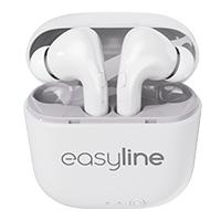 Esta es la imagen de audifonos inalambricos bluetooth tws easy line by perfect choice viva bunds - blanco