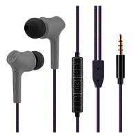 Esta es la imagen de audifonos manos libres hune haya sustentable trenzado con microfono jack 3.5 (roca)