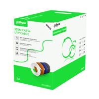 Esta es la imagen de bobina/ dahua/ pfm922i-5eun-c - cable utp cat5e/ cca/ 305 metros/color blanco/ uso interior/ cubierta de fr-pvc rohs compliant