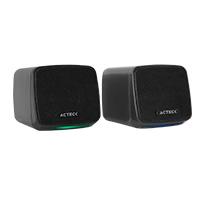 Esta es la imagen de bocinas acteck / elant cube as430 / alambrica / usb / negro / ac-935265