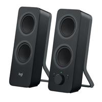 Esta es la imagen de bocinas logitech z207 negro 2.0 bluetooth y conexion 3.5 pc/mac/mp3