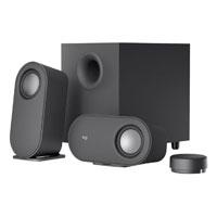 Esta es la imagen de bocinas logitech z407 2.1 bluetooth con control inalambrico para computadora