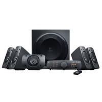 Esta es la imagen de bocinas logitech z906 5.1 thx dolby digital 500 watts rms pc/mac/mp3/ipod/dvd