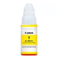 Esta es la imagen de botella de tinta canon gi-190 amarillo
