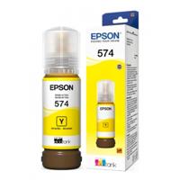 Esta es la imagen de botella de tinta epson modelo t574 amarillo para l8050