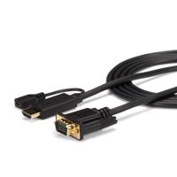 Esta es la imagen de cable adaptador de 3m convertidor activo hdmi a vga - adaptador 1920x1200 1080p - startech.com mod. hd2vgamm10