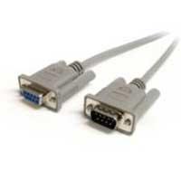 Esta es la imagen de cable de 1.8m de extensin db9 serie rs232 ega macho a hembra - extensor gris - startech.com mod. mxt100