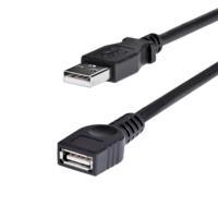 Esta es la imagen de cable de 1.8m de extension usb 2.0 de alta velocidad hi speed - macho a hembra usb a - extensor - negro - startech.com mod. usbextaa6bk