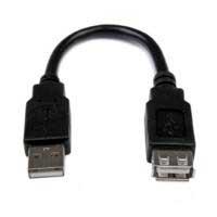 Esta es la imagen de cable de 15cm de extension usb 2.0 - macho a hembra usb-a - extensor - startech.com mod. usbextaa6in
