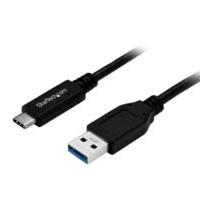 Esta es la imagen de cable de 1m adaptador usb a a usb tipo c - cable usb-c macho a macho - startech.com mod. usb315ac1m